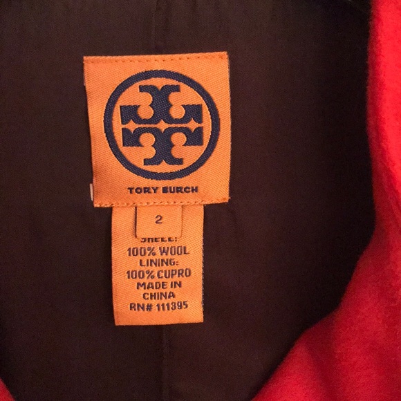 Tory Burch Lightweight Pea Coat - Picture 2 of 2